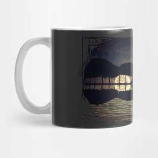 guitar island moonlight Mug